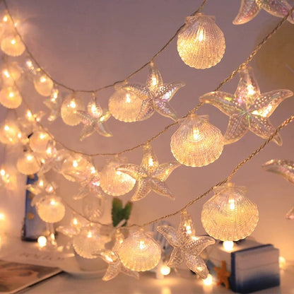 Coastal Glow LED String Lights for a Relaxing Ambiance