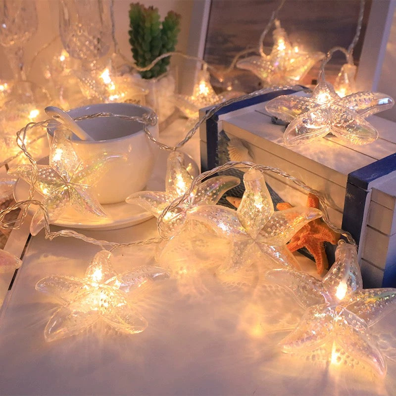 Coastal Glow LED String Lights for a Relaxing Ambiance