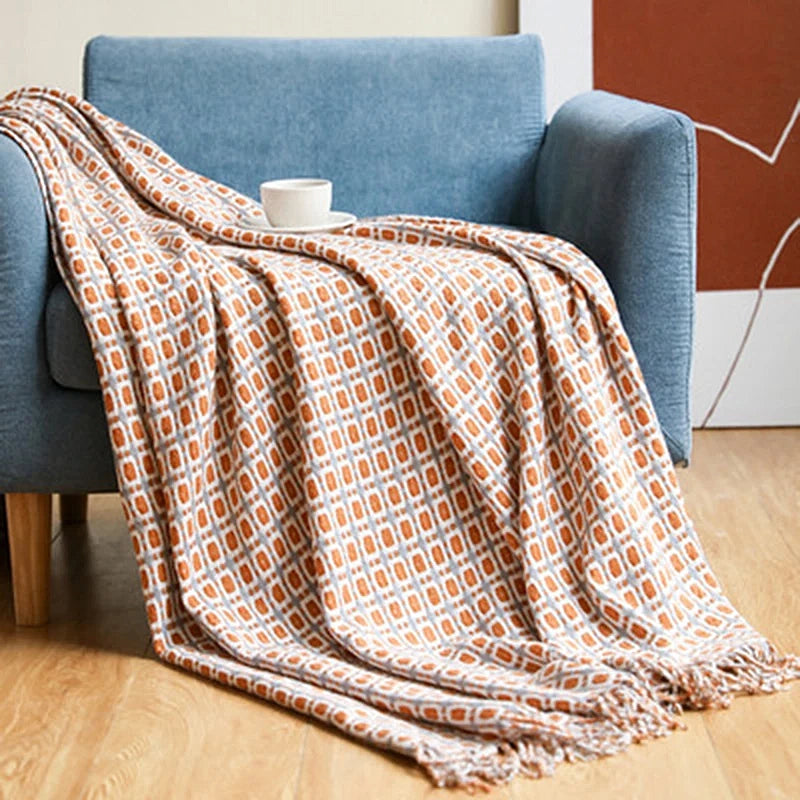 Cozy Chic Knitted Throw Blanket for Ultimate Comfort