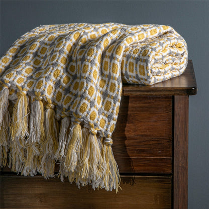 Cozy Chic Knitted Throw Blanket for Ultimate Comfort