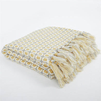 Cozy Chic Knitted Throw Blanket for Ultimate Comfort