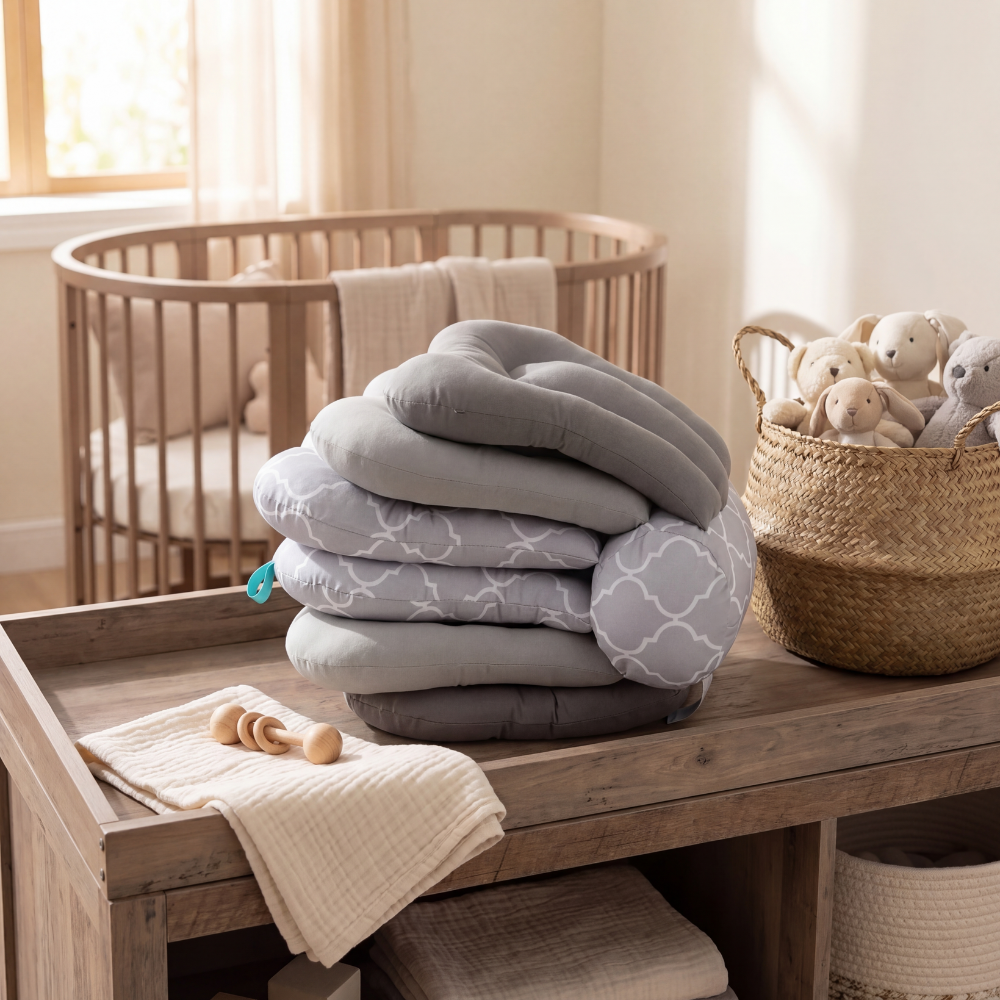 Multifunctional Nursing Pillow for Cradle Support