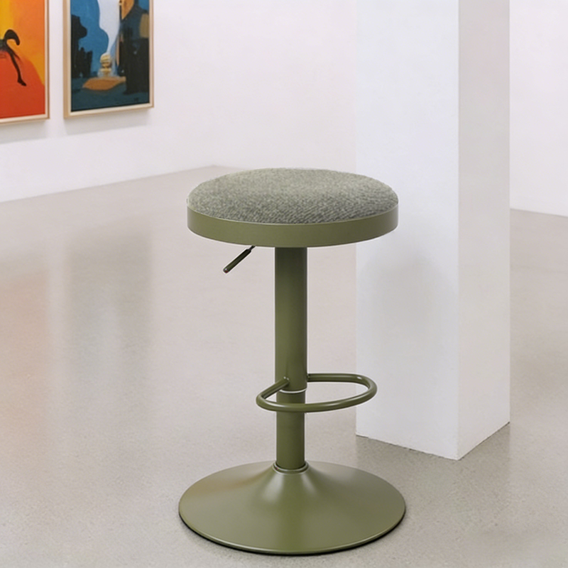 Versatile Swivel Stool with Adjustable Height for Dining Spaces