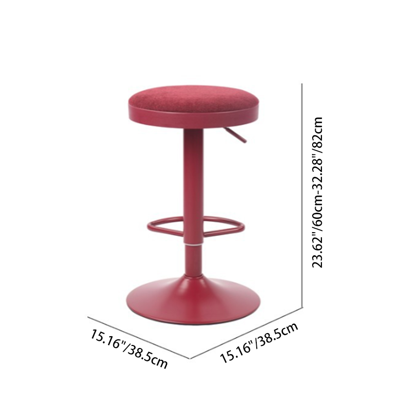 Versatile Swivel Stool with Adjustable Height for Dining Spaces