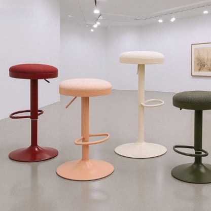 Versatile Swivel Stool with Adjustable Height for Dining Spaces