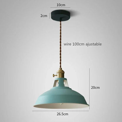 Colorful Modern Dome Pendant Light - Chic Chandelier Style