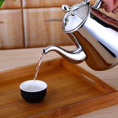 Elegant Induction Kettle with Whistle and Water Filter