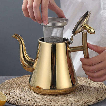 Elegant Induction Kettle with Whistle and Water Filter