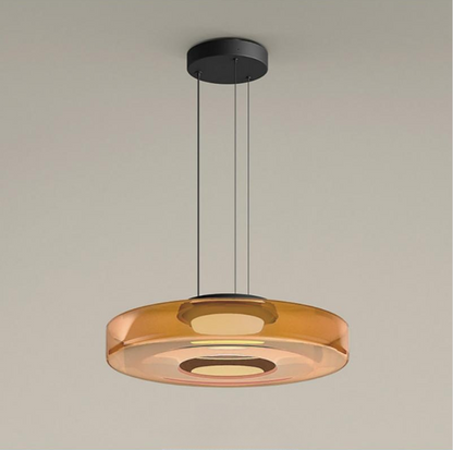 Sleek Glass Pendant Light – Contemporary Hanging Fixture