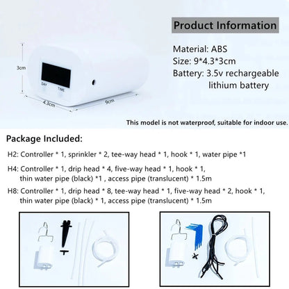 Effortless Indoor Plant Hydration System – Smart Watering Kit