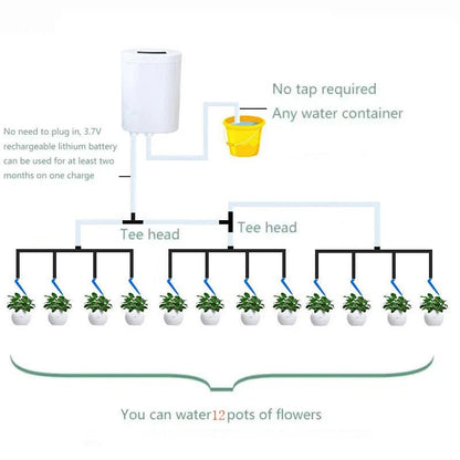 Effortless Indoor Plant Hydration System – Smart Watering Kit