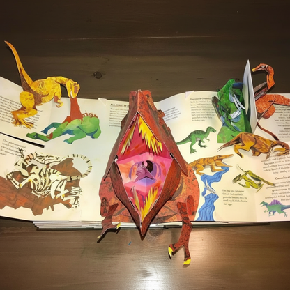 Engaging 3D Dinosaur Adventure Book for Learning Fun