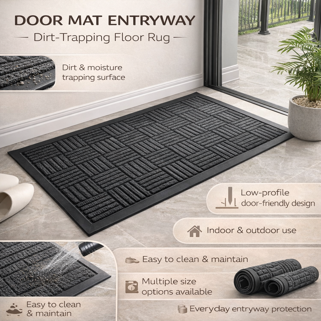 Premium Dirt-Resistant Entrance Mat for Home Protection