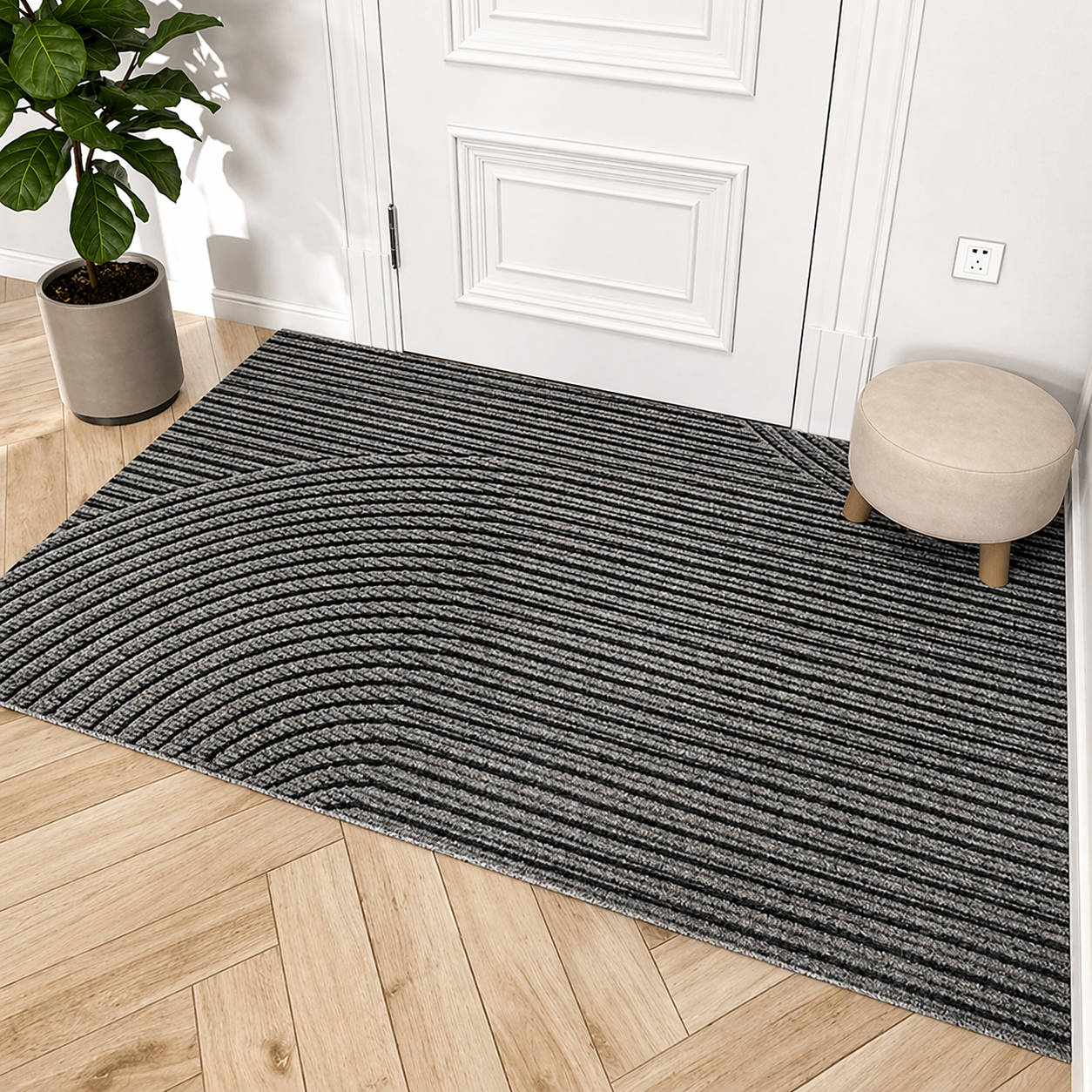 Sleek Entryway Mat – Reliable Non-Slip Dirt-Resistant Floor Covering