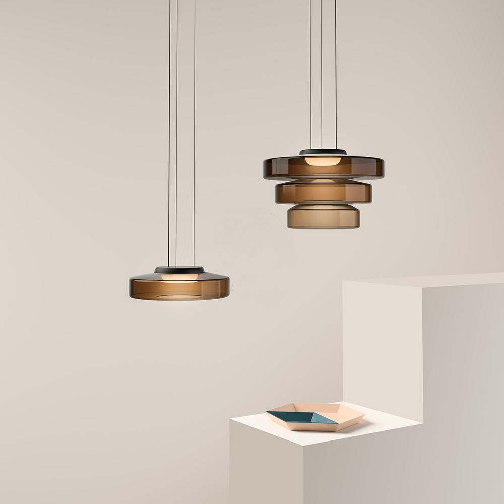 Sleek Glass Pendant Light – Contemporary Hanging Fixture
