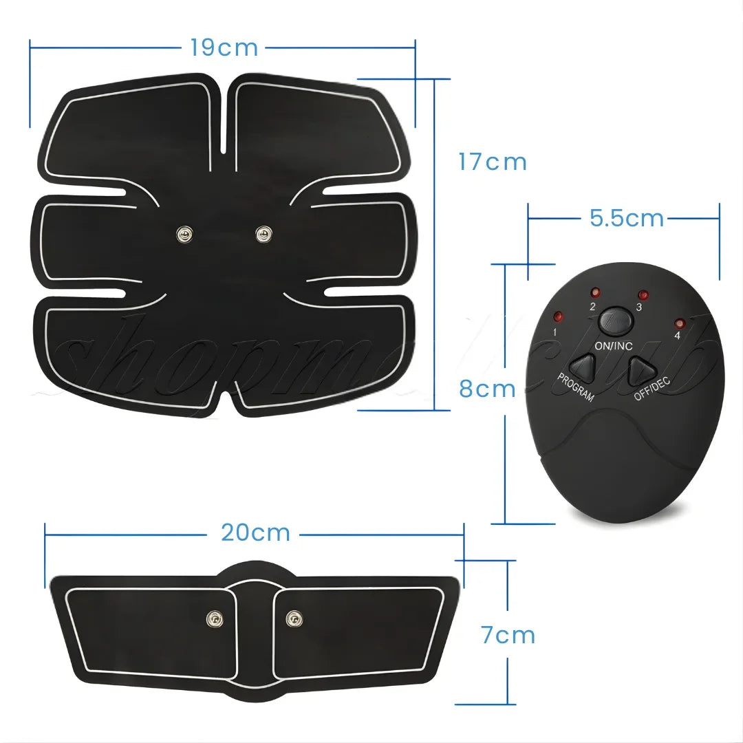 Abdominal and Arm Muscle Stimulator with EMS Technology
