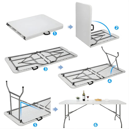 Folding Table for Convenient Transport
