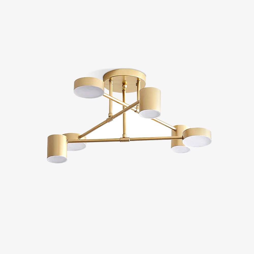 Elegant Six-Light Globe Ceiling Fixture
