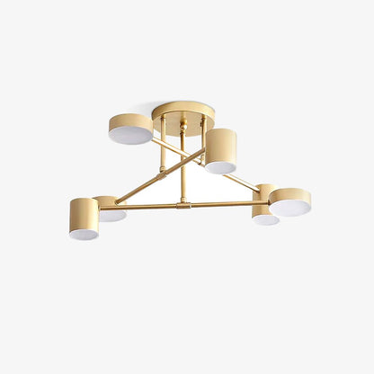 Elegant Six-Light Globe Ceiling Fixture