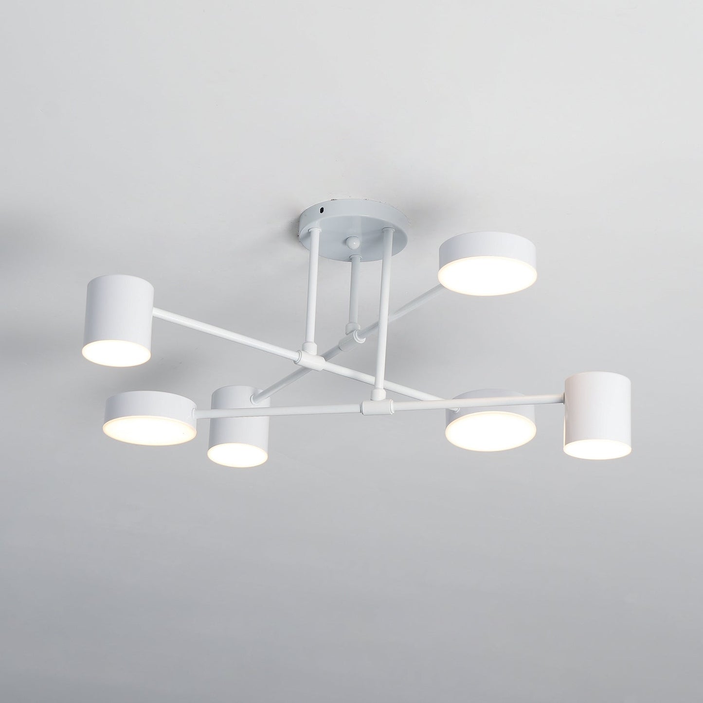 Elegant Six-Light Globe Ceiling Fixture
