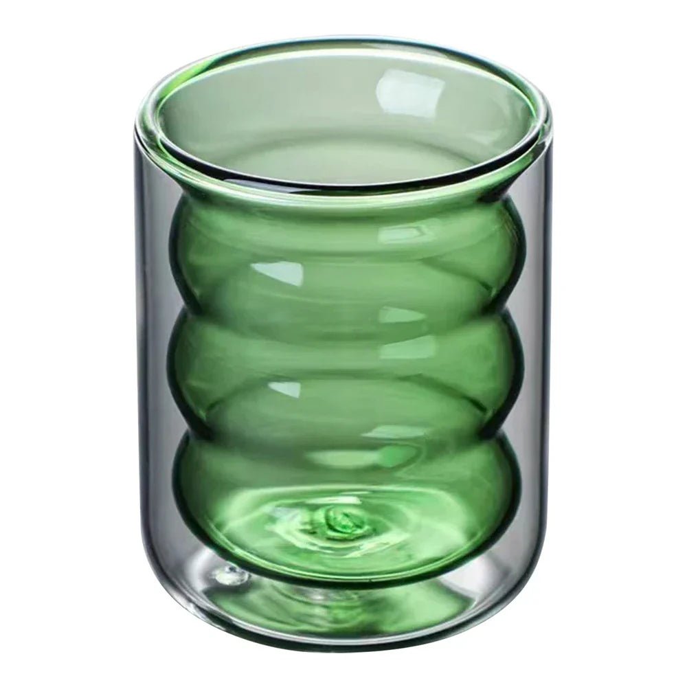 Elegant Double-Walled Glass Drinkware
