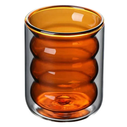 Elegant Double-Walled Glass Drinkware