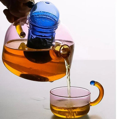 Elegant Glass Teapot Ensemble for Modern Living