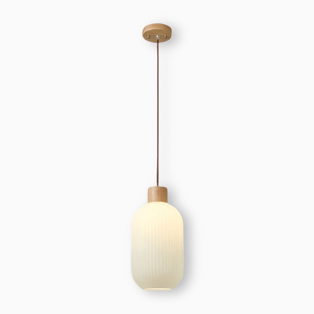 Chic Pendant Light with Textured Glass Shade – Perfect for Any Room