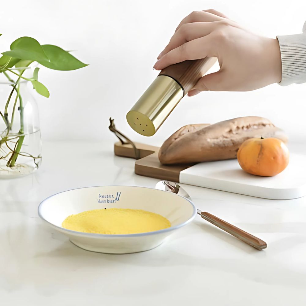 Chic Wooden Spice Duo for Enhanced Flavor