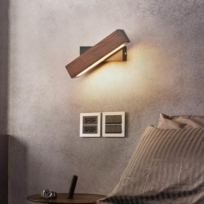 Sleek Rustic LED Wall Light for Modern Spaces
