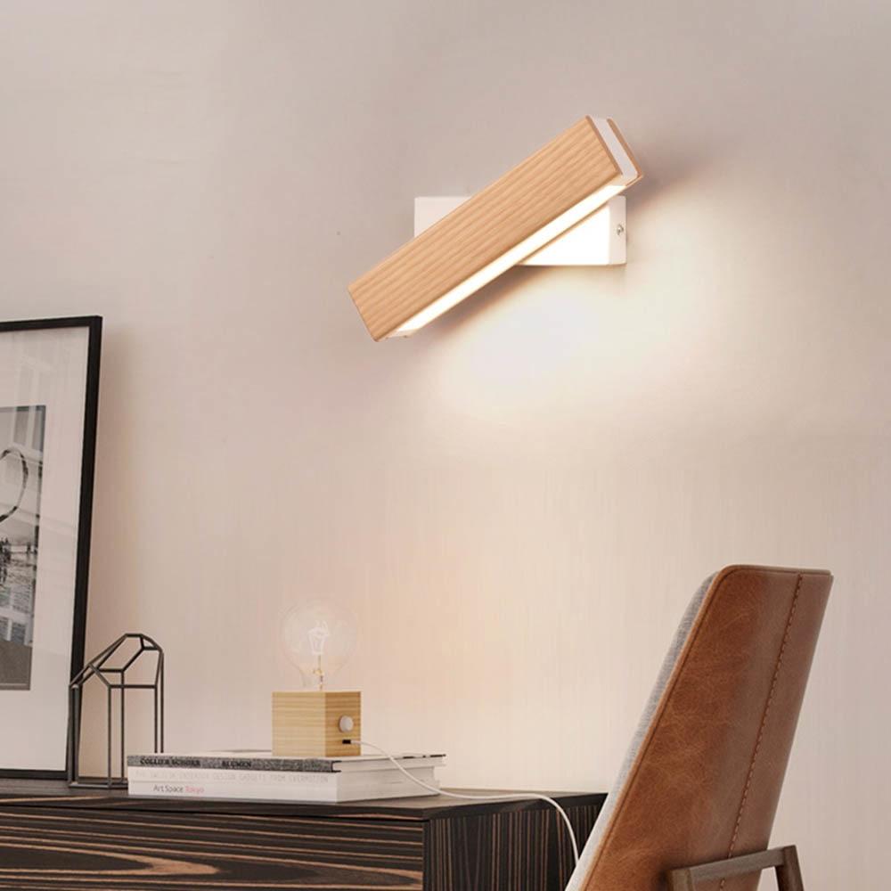Sleek Rustic LED Wall Light for Modern Spaces