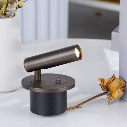 Versatile Adjustable Metal Wall Lamp for Reading & Ambiance