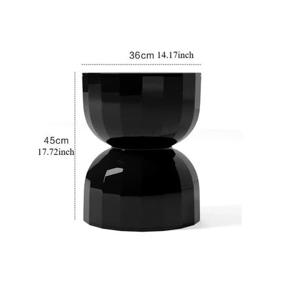 Elegant Hourglass-Shaped Accent Table for Modern Decor
