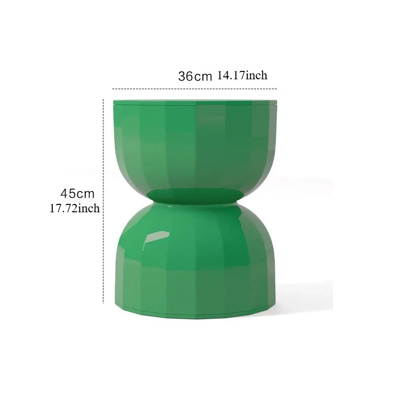 Elegant Hourglass-Shaped Accent Table for Modern Decor