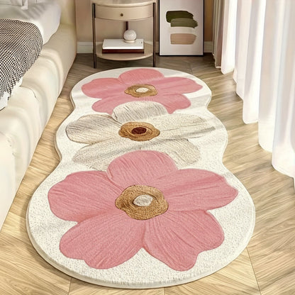 Charming Floral Area Rug for a Cozy Home Atmosphere