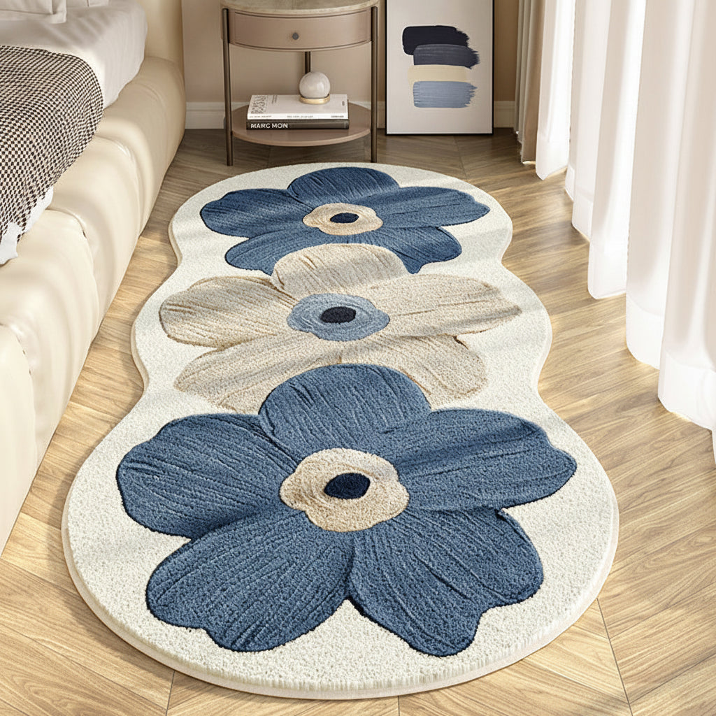 Charming Floral Area Rug for a Cozy Home Atmosphere