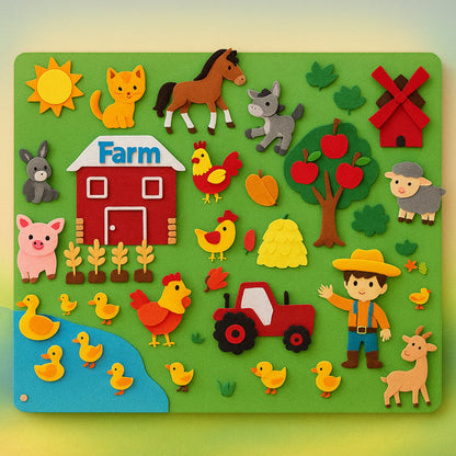 Engaging Felt Playboard for Imaginative Kids