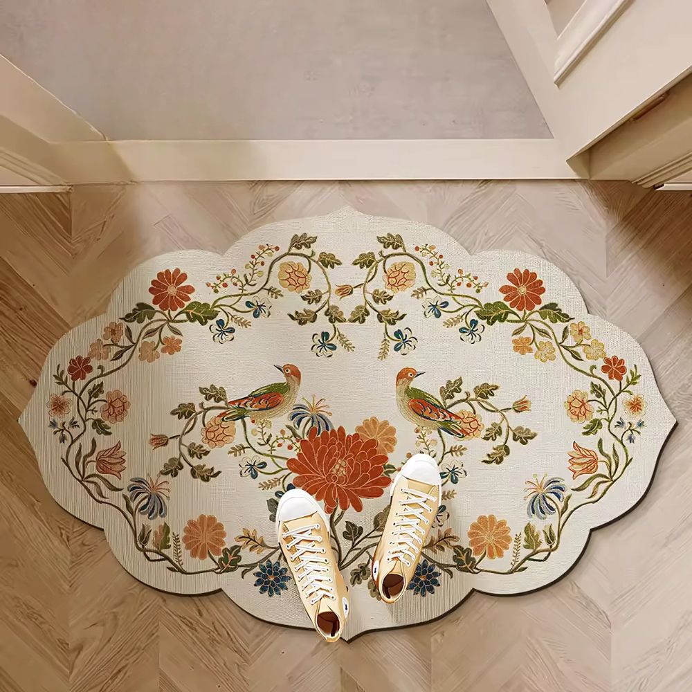 Elegant Non-Slip Diatomaceous Bath Mat for Safety