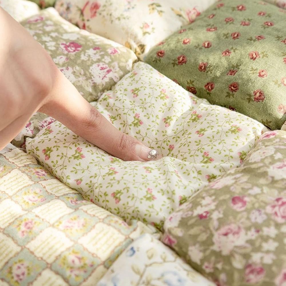 Elegant Floral Microfiber Sofa Protector for Cozy Living