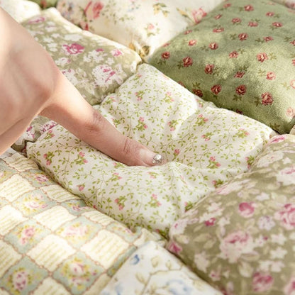 Elegant Floral Microfiber Sofa Protector for Cozy Living