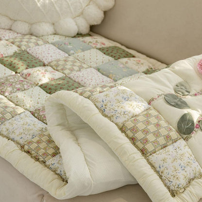 Elegant Floral Microfiber Sofa Protector for Cozy Living