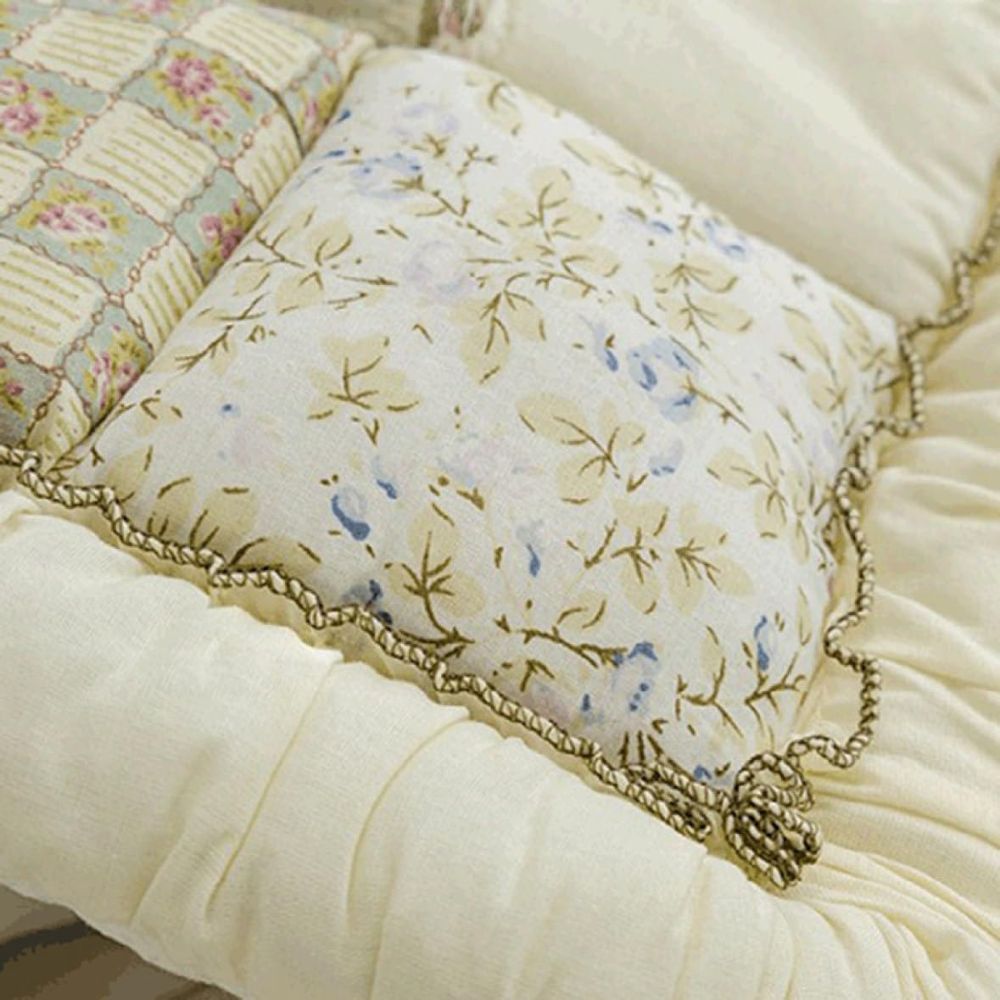 Elegant Floral Microfiber Sofa Protector for Cozy Living