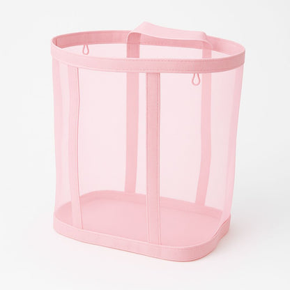 Compact Mesh Laundry Storage Solution