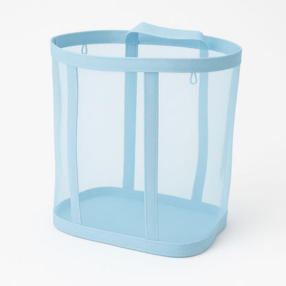 Compact Mesh Laundry Storage Solution