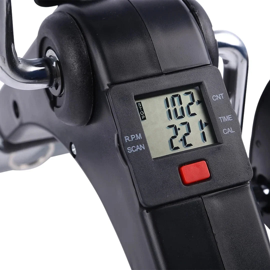 Compact Under-Desk Exercise Bike - Foldable Mini Design