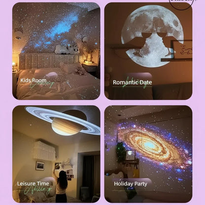Celestial Bliss LED Nightlight Projector with Bluetooth Sound