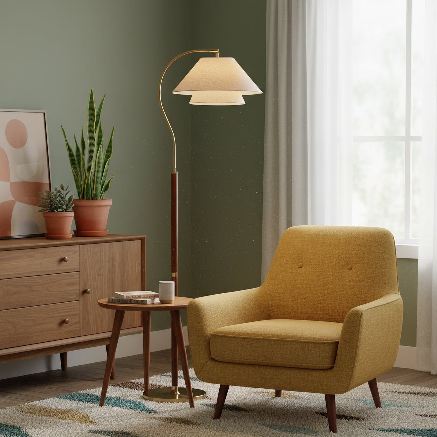 Sleek Adjustable Floor Lamp for Modern Living Spaces