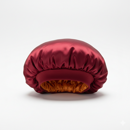 Shower Cap in Soft Satin Velvet Fabric