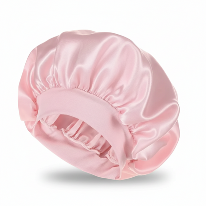 Shower Cap in Soft Satin Velvet Fabric