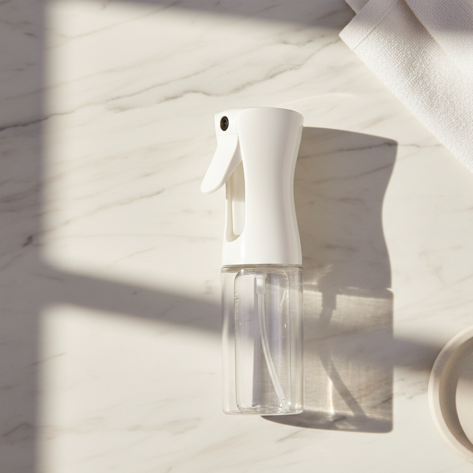 Continuous Spray Bottle for Mist Application